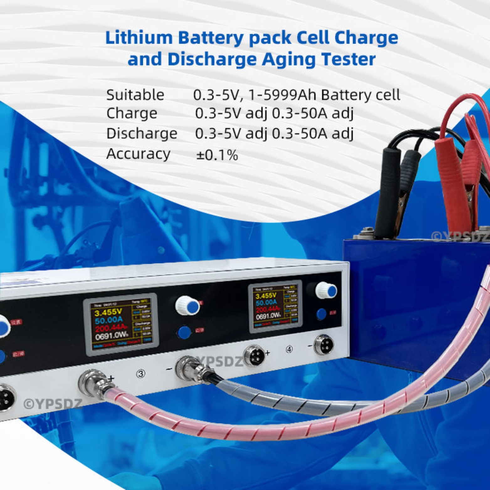 YPSDZ BATTERY CAPACITY TESTER 0550-4 - Image 4